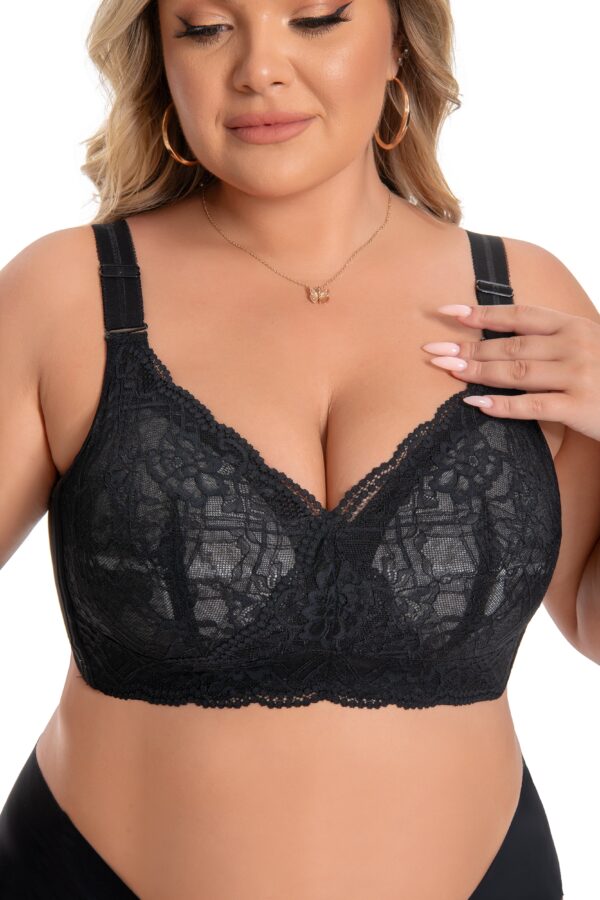 Stella Leah Magic Bra-Wireless Minimizer Bra Black