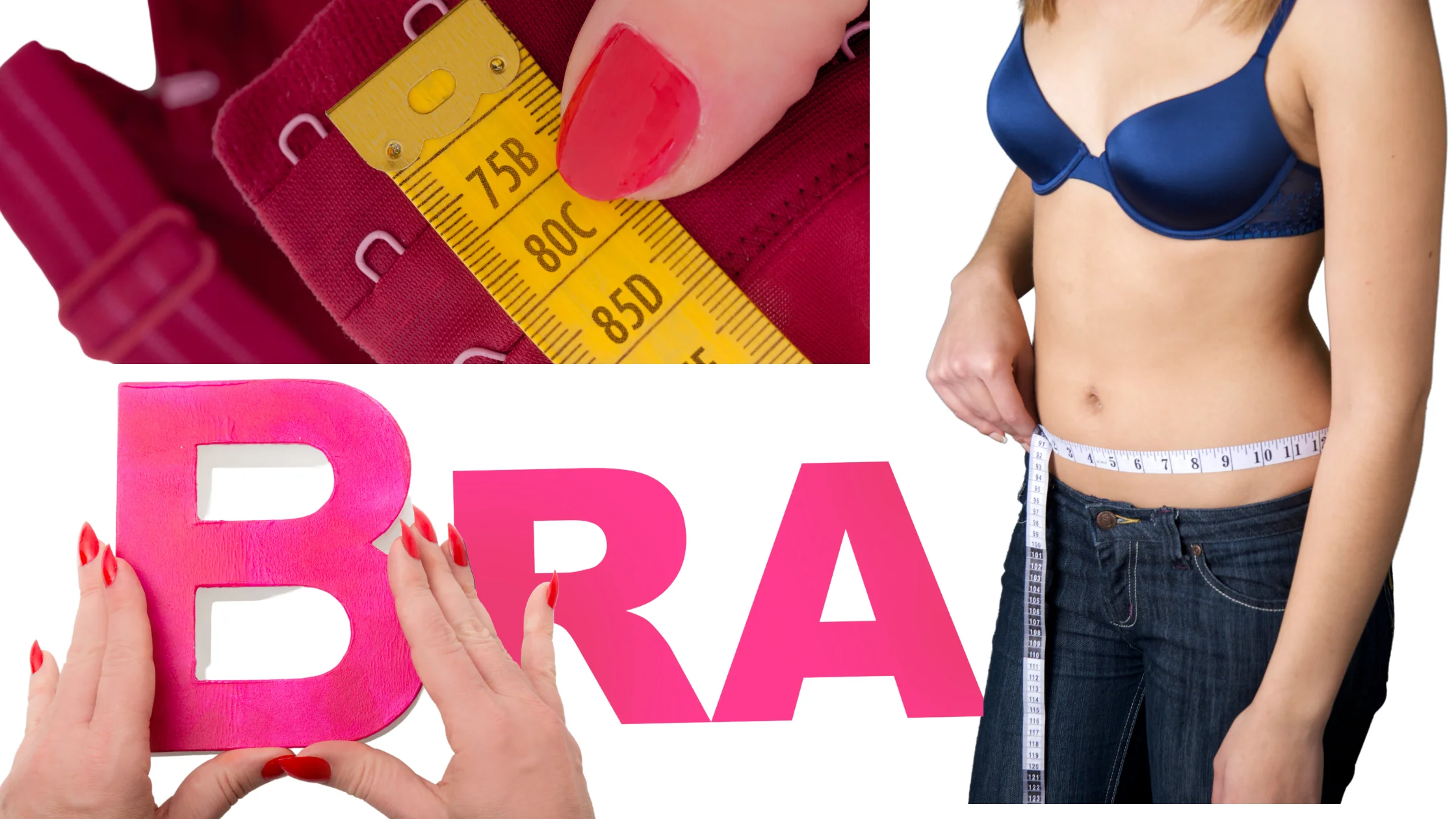 Bra size measuring tape illustration